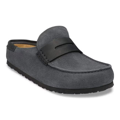 Naples Wrapped : Charcoal Suede/Oiled