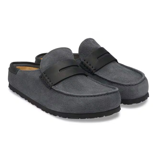 Naples Wrapped : Charcoal Suede/Oiled
