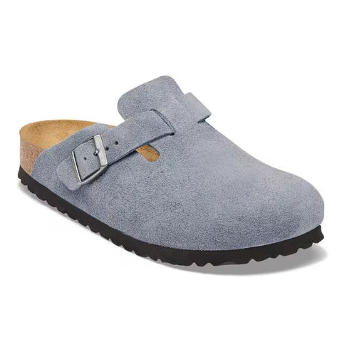 Boston Classic Footbed : Stone Blue