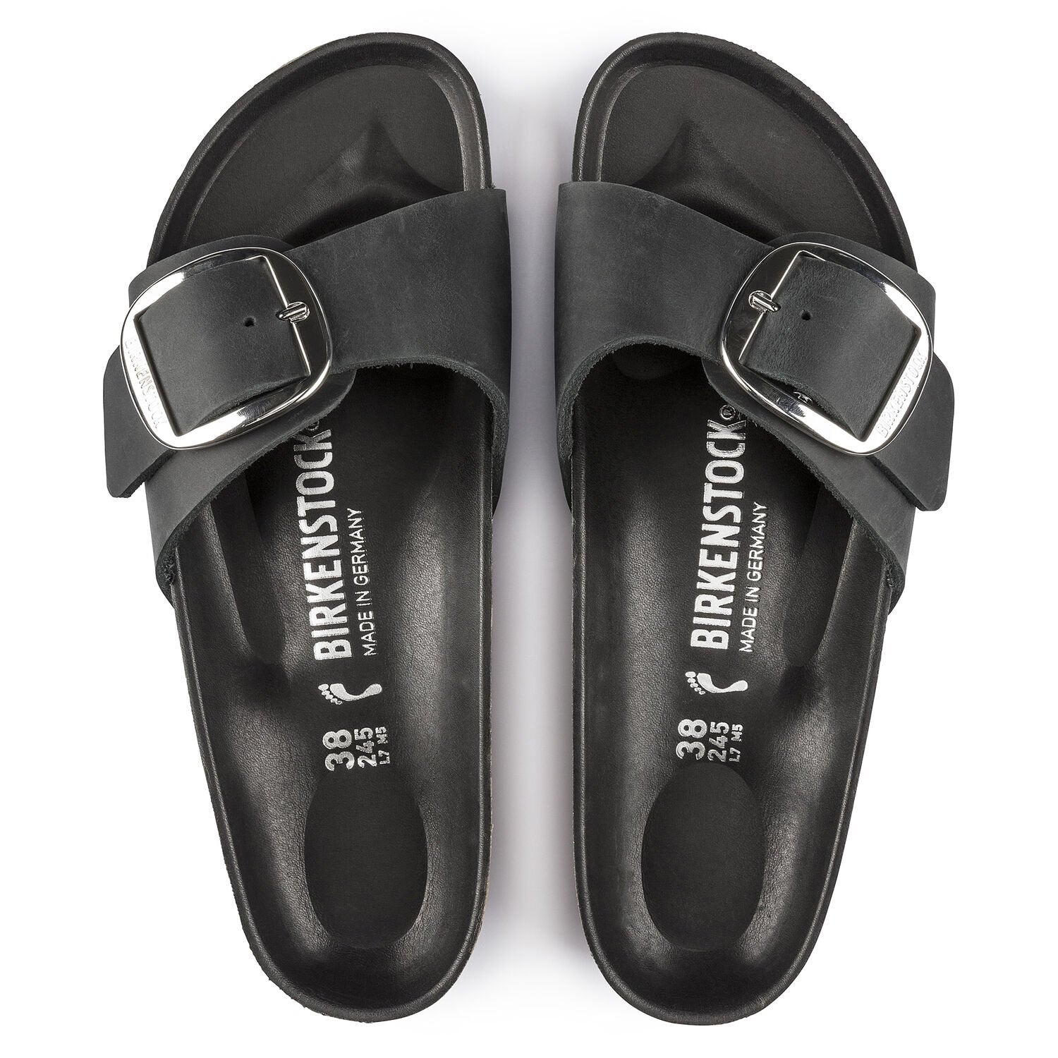 Madrid Big Buckle : Black Oiled