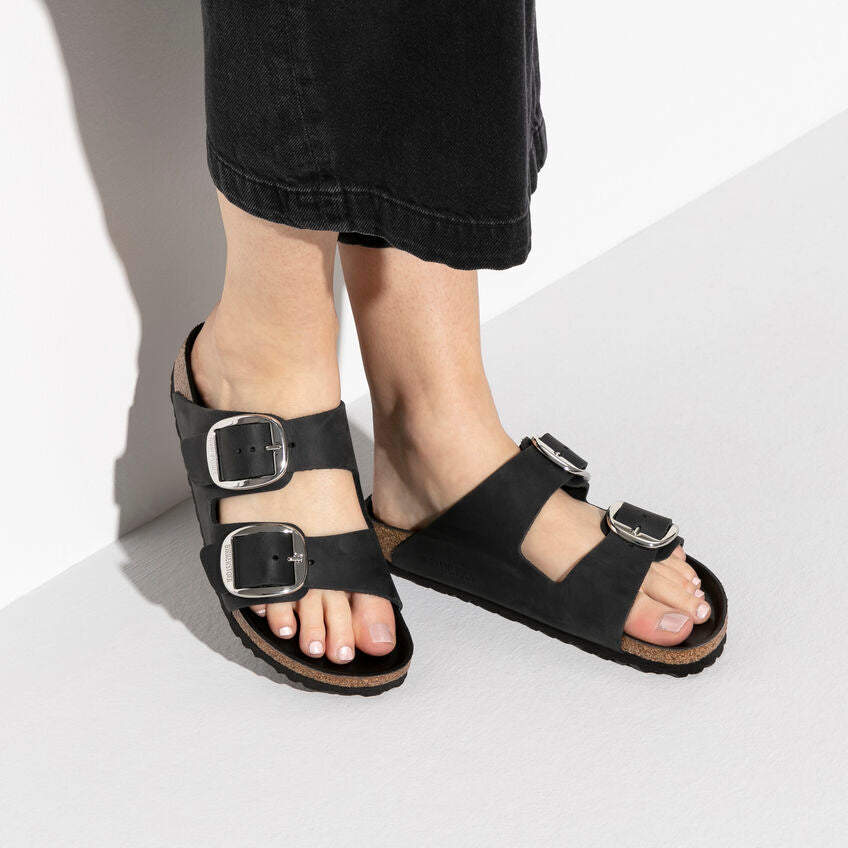Birkenstock black footbed top