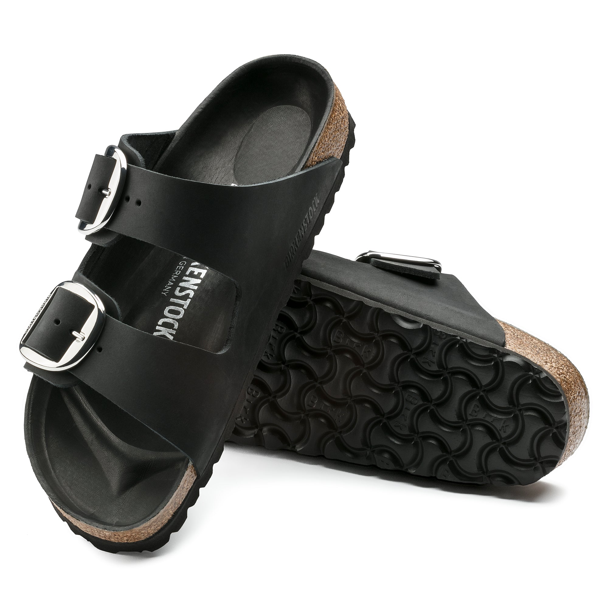 Arizona Classic Footbed : Big Buckle Black