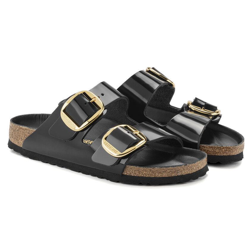 Arizona Big Buckle : High Shine Black – Complete Birkenstock
