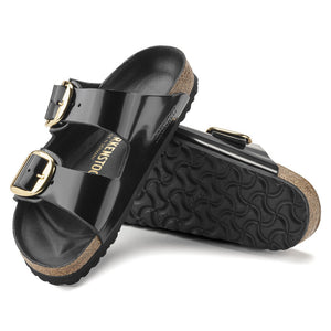 Arizona Classic Footbed : Big Buckle High Shine Black