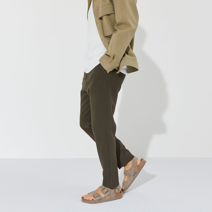 Milano Classic Footbed : Gray Taupe Vegan