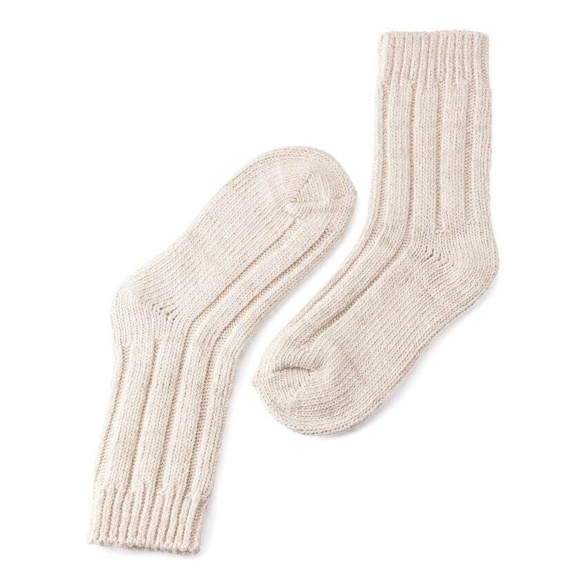 Cotton Twist Sock : Off White
