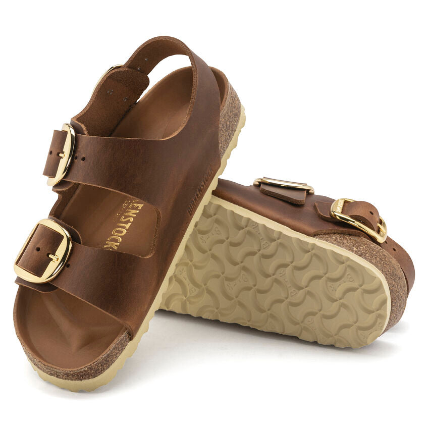 
                      
                        Milano Classic Footbed : Big Buckle Cognac
                      
                    