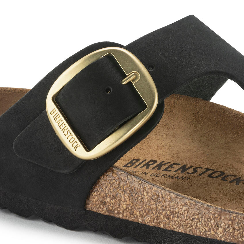 Gizeh Big Buckle : Black Nubuck