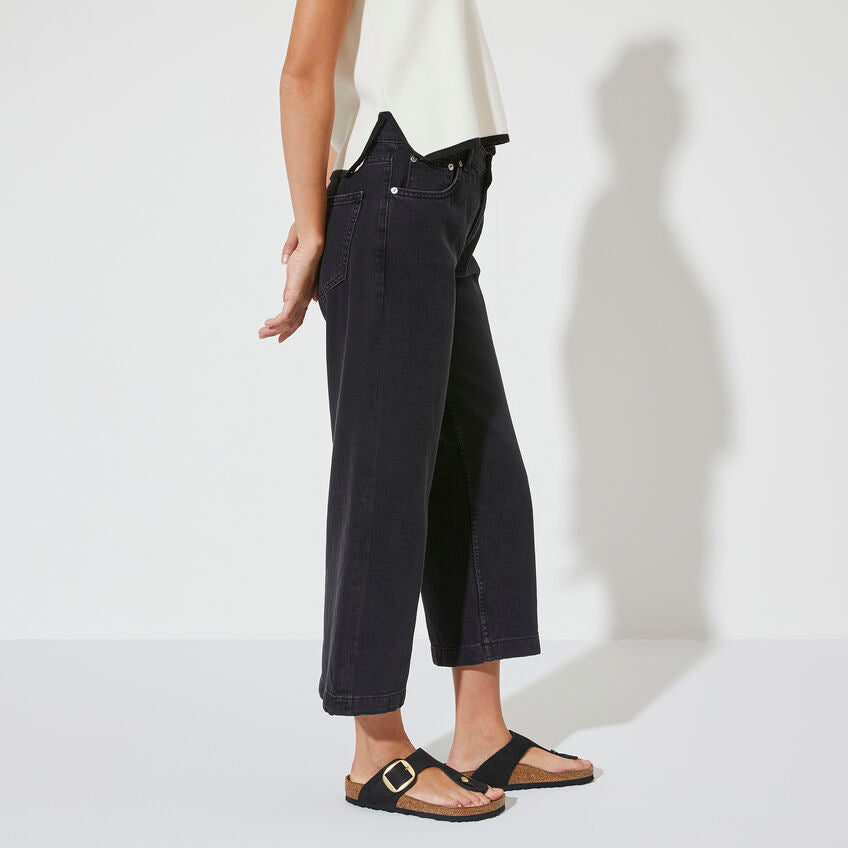 Gizeh Big Buckle : Black Nubuck