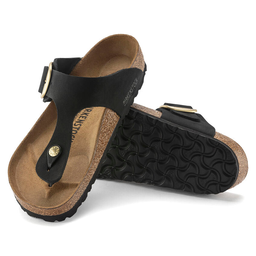 Gizeh Big Buckle : Black Nubuck