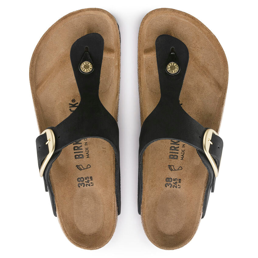 Gizeh Big Buckle : Black Nubuck