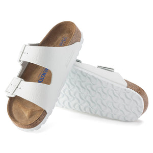 Arizona Soft Footbed : White Leather