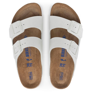 Arizona Soft Footbed : White Leather