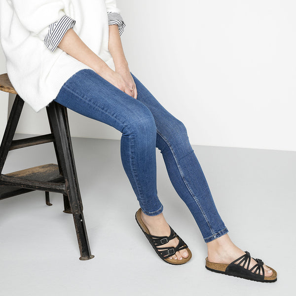 Granada Soft Footbed Black Complete Birkenstock
