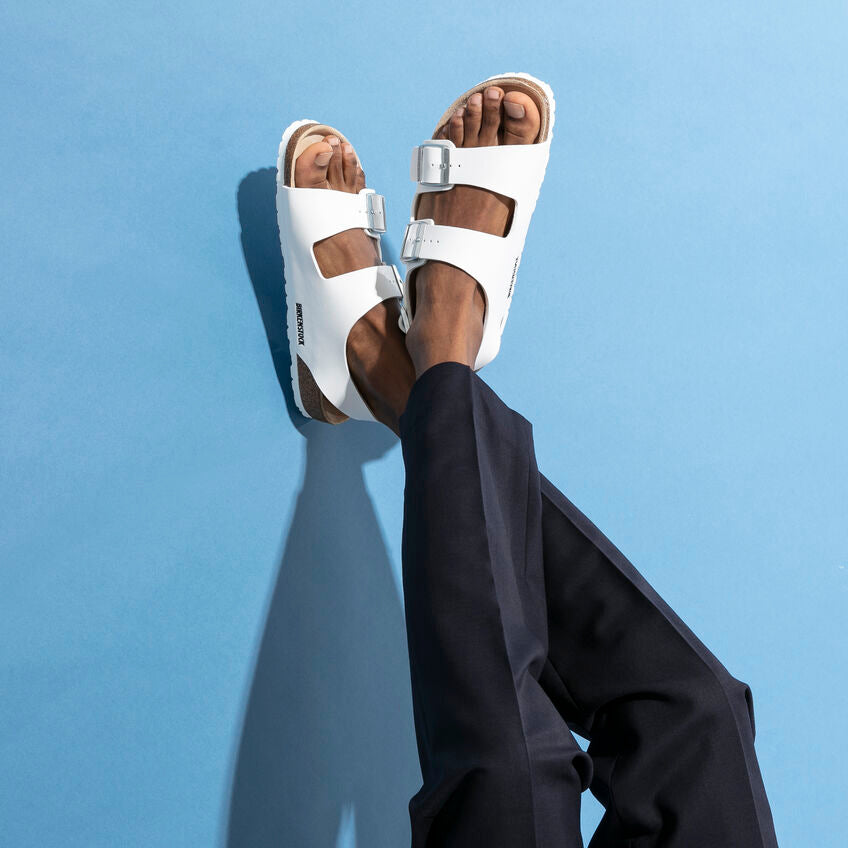 Milano Classic Footbed : White Synthetic