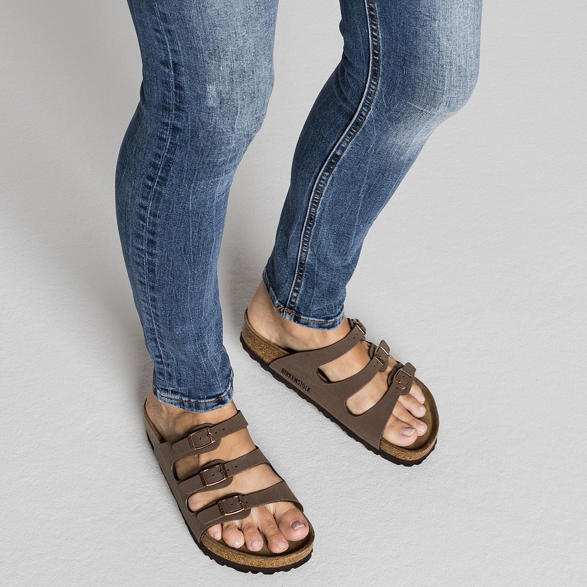 Birkenstock Florida Soft Footbed Sandals for Women in Mocha