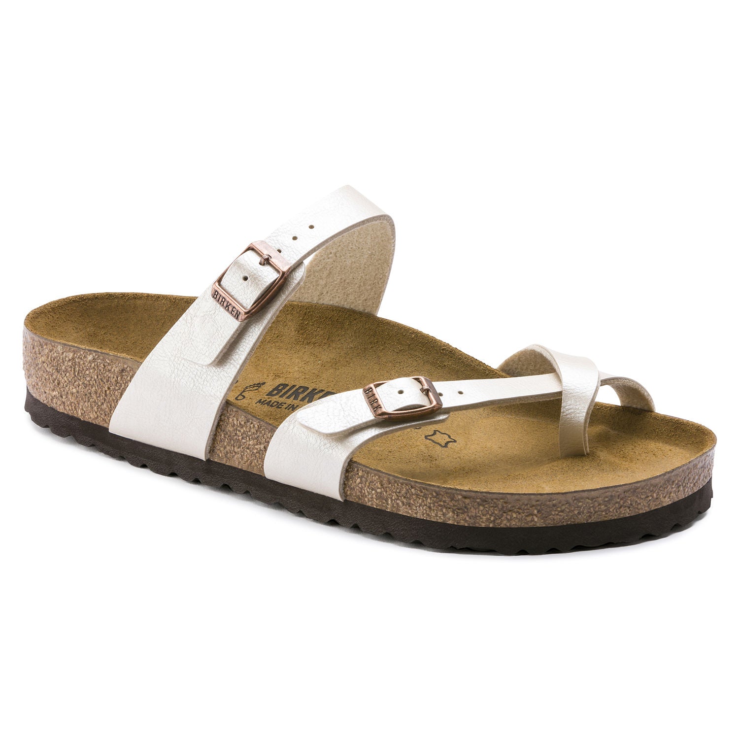 Mayari pearl shop white birkenstock