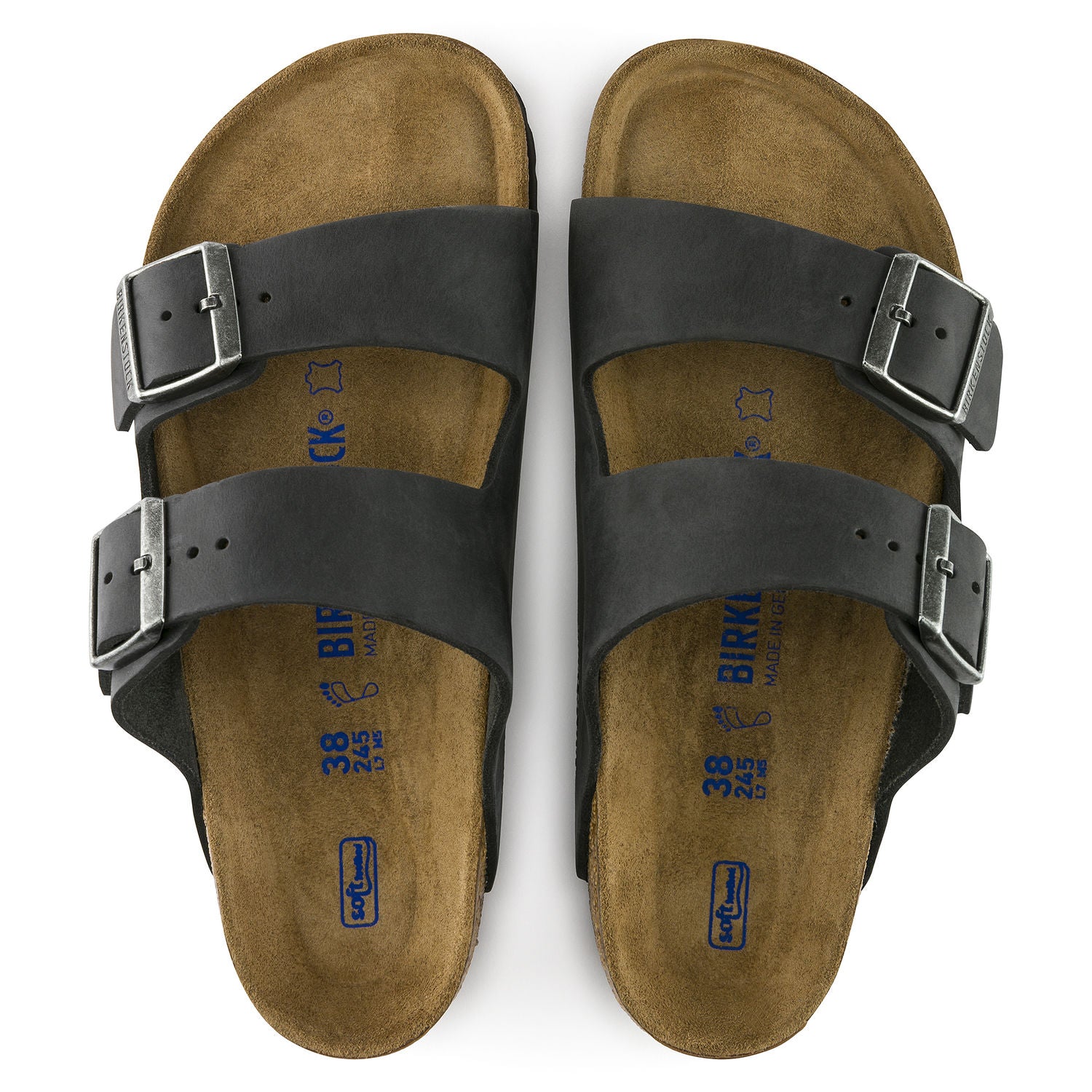 Arizona Soft Footbed : Black - Complete Birkenstock