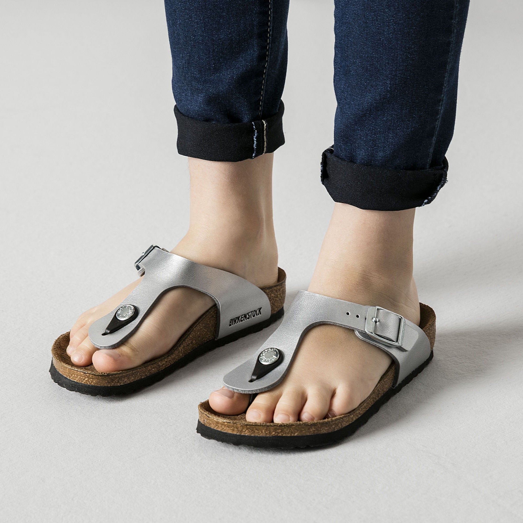 Kids Gizeh : Silver - Complete Birkenstock